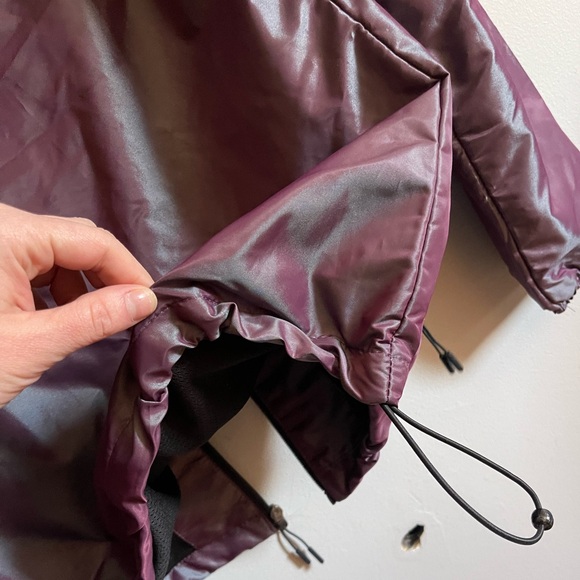 New Balance Purple Oil Spill hooded lightweight rain jacket - Picture 3 of 5